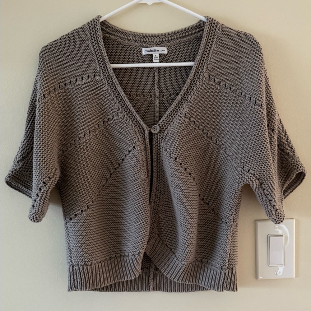 {Croft & Barrow}-Size:M-Women's Brown Sweater